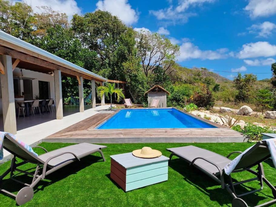 Kazacactus-Villa 3 Chambres Piscine Marie-Galante Beauséjour Dış mekan fotoğraf